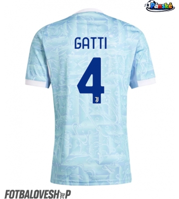 Juventus Federico Gatti #4 Venkovní Dres 2025-26 Krátký Rukáv